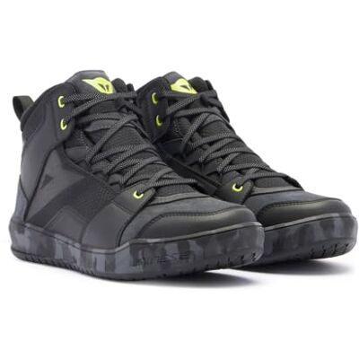 Dainese Suburb D-wp Shoes Motorschoenen voor heren, waterdicht, Zwarte camouflage, zuurgeel 42 EU Dainese Suburb D-wp Shoes Motorschoenen voor heren, waterdicht, Zwarte camouflage, zuurgeel 42 EU