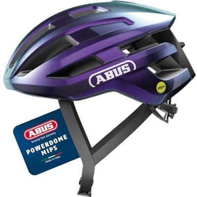 ABUS PowerDome MIPS Racefietshelm, lichte fietshelm met intelligent ventilatiesysteem en schokbescherming, gemaakt in Italië, voor vrouwen en mannen ABUS PowerDome MIPS Racefietshelm, lichte fietshelm met intelligent ventilatiesysteem en schokbescherming, gemaakt in Italië, voor vrouwen en mannen