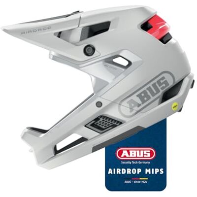 ABUS Fullface AirDrop MIPS helm – mountainbike downhill, freeride en enduro – MTB-helm met geoptimaliseerde ventilatie en ambient sound channel – volwassenen ABUS Fullface AirDrop MIPS helm – mountainbike downhill, freeride en enduro – MTB-helm met geoptimaliseerde ventilatie en ambient sound channel – volwassenen