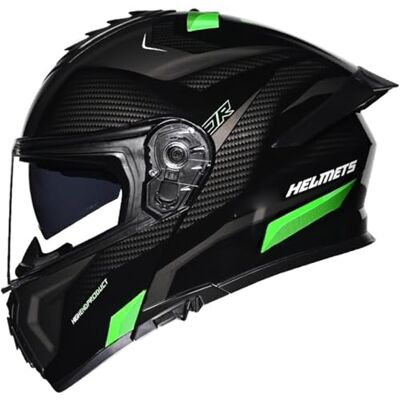 Caimcie Modulaire motorhelm ECE/DOT goedgekeurd Integraalhelm met klapmechanisme Dubbel vizier Integraalhelm voor dames en heren Motorhelm scooter volwassenen B, L = 57-58 cm Caimcie Modulaire motorhelm ECE/DOT goedgekeurd Integraalhelm met klapmechanisme Dubbel vizier Integraalhelm voor dames en heren Motorhelm scooter volwassenen B, L = 57-58 cm