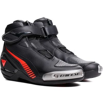 Dainese Superya Shoes Geventileerde motorschoenen voor heren, Zwart Rood Fluo, 41 EU 41 EU Dainese Superya Shoes Geventileerde motorschoenen voor heren, Zwart Rood Fluo, 41 EU 41 EU