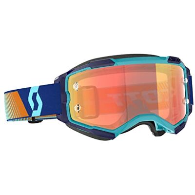 Scott Fury MX Goggle Cross/MTB bril blauw/oranje/chroom Scott Fury MX Goggle Cross/MTB bril blauw/oranje/chroom