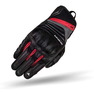 SHIMA RUSH Motorhandschoenen voor heren, ademend, versterkt, touchscreen, stad, zomer, met gewrichtsbescherming, schokabsorberende pols en vingers, versterkte handpalm (rood, 3XL) SHIMA RUSH Motorhandschoenen voor heren, ademend, versterkt, touchscreen, stad, zomer, met gewrichtsbescherming, schokabsorberende pols en vingers, versterkte handpalm (rood, 3XL)