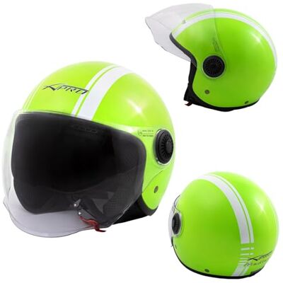 A-pro Jethelm voor motorfiets, scooter, quad, ECE 22 06, vizier, Sonicmoto A-pro Jethelm voor motorfiets, scooter, quad, ECE 22 06, vizier, Sonicmoto