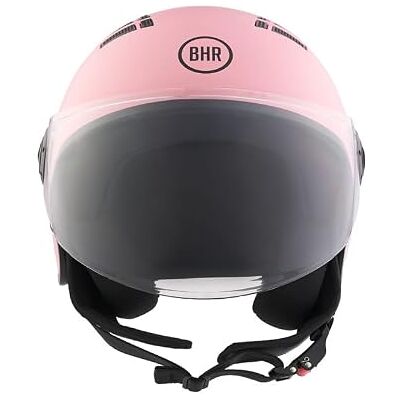BHR 834 Flow Half-Jet Motorhelm, ECE 22.06 goedgekeurd, met 16 ventilatiegaten, Vespa-helm met krasbestendig vizier en micrometrische sluiting Homologué ECE 22.06, Casque moto d'été avec 16 Trous de Ventilation, Idéal pour la Ville, Homme et Femme BHR 834 Flow Half-Jet Motorhelm, ECE 22.06 goedgekeurd, met 16 ventilatiegaten, Vespa-helm met krasbestendig vizier en micrometrische sluiting Homologué ECE 22.06, Casque moto d'été avec 16 Trous de Ventilation, Idéal pour la Ville, Homme et Femme