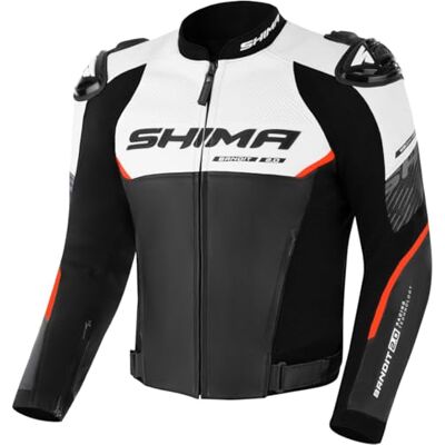 SHIMA Bandit 2.0 Motorjack en broek voor heren, AirForce goedgekeurd, motorpak, Jas/rood 50 SHIMA Bandit 2.0 Motorjack en broek voor heren, AirForce goedgekeurd, motorpak, Jas/rood 50