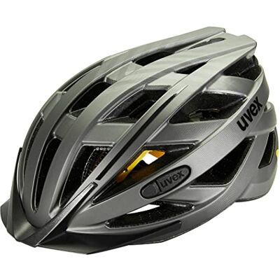 Uvex City i-vo MIPS Lichte fietshelm voor dames en heren, MIPS-systeem met Titan matte ledverlichting, 56-60 cm Uvex City i-vo MIPS Lichte fietshelm voor dames en heren, MIPS-systeem met Titan matte ledverlichting, 56-60 cm