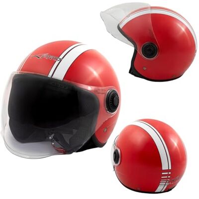 A-pro Jethelm voor motorfiets, scooter, quad, ECE 22 06, vizier, Sonicmoto A-pro Jethelm voor motorfiets, scooter, quad, ECE 22 06, vizier, Sonicmoto