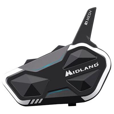 Midland R1 Mesh intercom individueel, uniek intercomnet met mesh en Bluetooth-technologie met RCF-audio-ervaring en beste prijs/kwaliteit in één model Midland R1 Mesh intercom individueel, uniek intercomnet met mesh en Bluetooth-technologie met RCF-audio-ervaring en beste prijs/kwaliteit in één model