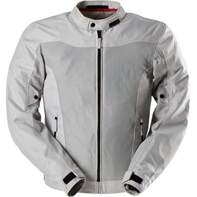 Furygan Zomerjas voor heren, MISTRAL EVO 3, bescherming voor onderweg met motorfiets, ademende voering, krachtige ventilatie, verstelbare handgreep, verschillende maten, Pearl-Pearl, XXL XXL Furygan Zomerjas voor heren, MISTRAL EVO 3, bescherming voor onderweg met motorfiets, ademende voering, krachtige ventilatie, verstelbare handgreep, verschillende maten, Pearl-Pearl, XXL XXL