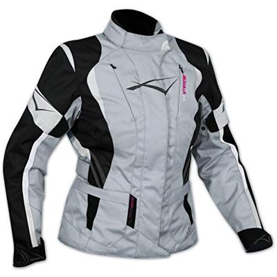 A-pro Damesjas van Cordura-stof, waterdicht, ademend, CE-beschermers voor ellebogen en schouders M A-pro Damesjas van Cordura-stof, waterdicht, ademend, CE-beschermers voor ellebogen en schouders M