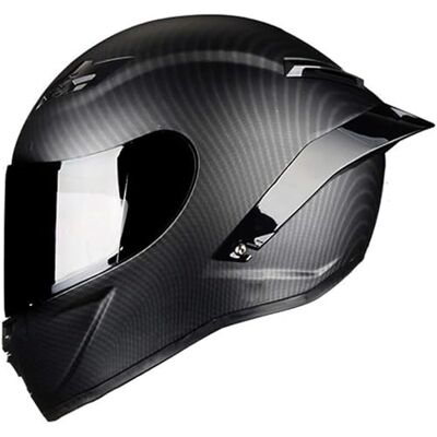 Caimcie Motorhelm Carbon Fiber Integraalhelm Dubbel Vizier Volledige Motorhelm Volwassen A, S = 55-56 cm Caimcie Motorhelm Carbon Fiber Integraalhelm Dubbel Vizier Volledige Motorhelm Volwassen A, S = 55-56 cm