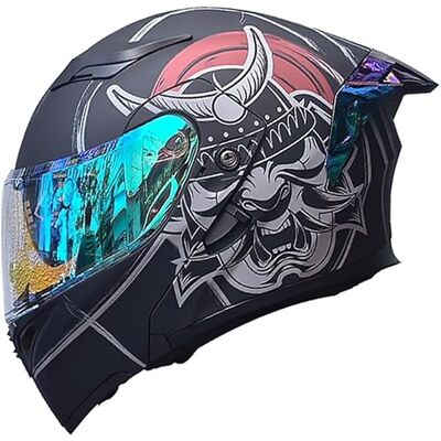 Caimcie Motorhelm met opklapbare voorzijde, modulaire integraalhelm, DOT/ECE-goedgekeurd met dubbel vizier, kinriem en crashhelm voor mannen en vrouwen, K, XXL = 61-62 cm Caimcie Motorhelm met opklapbare voorzijde, modulaire integraalhelm, DOT/ECE-goedgekeurd met dubbel vizier, kinriem en crashhelm voor mannen en vrouwen, K, XXL = 61-62 cm