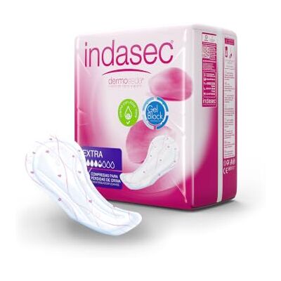INDASEC Dermoseda Extra incontinentiekompres voor jou, wit, aloë vera, 20 stuks INDASEC Dermoseda Extra incontinentiekompres voor jou, wit, aloë vera, 20 stuks