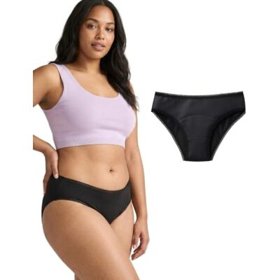 MOOPRA Menstruatieslipje, ideaal voor zware menstruatie, 4 ultra-absorberende lagen, menstruatieslip voor dames en jongeren, Oeko-Tex, milieuvriendelijk, wasbaar en herbruikbaar (S 38, 1 stuk) Flux Léger à Très Abondant 50ml 4 Couches Absorbantes Cu MOOPRA Menstruatieslipje, ideaal voor zware menstruatie, 4 ultra-absorberende lagen, menstruatieslip voor dames en jongeren, Oeko-Tex, milieuvriendelijk, wasbaar en herbruikbaar (S 38, 1 stuk) Flux Léger à Très Abondant 50ml 4 Couches Absorbantes Cu