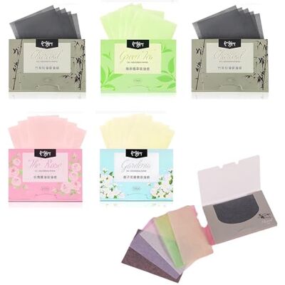 Bessy shop Olie absorberende folie, 500 stuks, absorberend papier voor vette huid, absorberend papier, duurzaam, draagbare absorberende vellen, voor verwijdering, absorberende gezichtsolie, Bessy shop Olie absorberende folie, 500 stuks, absorberend papier voor vette huid, absorberend papier, duurzaam, draagbare absorberende vellen, voor verwijdering, absorberende gezichtsolie,