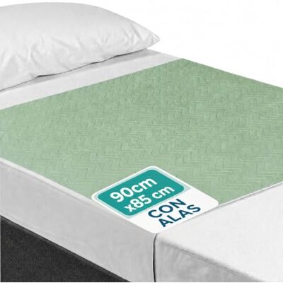 OrtoPrime Matrasbeschermer voor volwassenen, wasbaar, absorberend, 3,15 liter/m², meer dan 200 wasbeurten, waterdichte matrasbeschermer, 4-laags, bescherming met vleugels, 90 x 85 cm OrtoPrime Matrasbeschermer voor volwassenen, wasbaar, absorberend, 3,15 liter/m², meer dan 200 wasbeurten, waterdichte matrasbeschermer, 4-laags, bescherming met vleugels, 90 x 85 cm