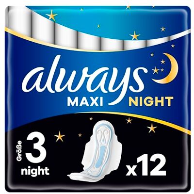 Always Maxi Night Clip, maat 3, 12 stuks Always Maxi Night Clip, maat 3, 12 stuks