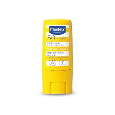 Mustela Sun Stick Very high protection SPF50 + for face and lips 10 ml Mustela Sun Stick Very high protection SPF50 + for face and lips 10 ml
