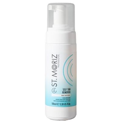 ST. MORIZ St Moriz Professioneel zelfbruinend schuim, verwijdert oude nepbruine kleur in 5 minuten, met aloë vera voor hydratatie en hydratatie van de huid, snelle verwijdering van valse bruining, veganistisch ST. MORIZ St Moriz Professioneel zelfbruinend schuim, verwijdert oude nepbruine kleur in 5 minuten, met aloë vera voor hydratatie en hydratatie van de huid, snelle verwijdering van valse bruining, veganistisch
