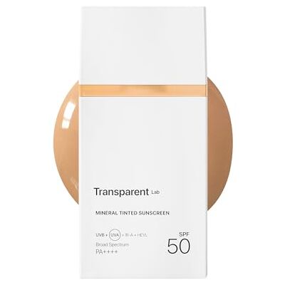 Transparent Lab Mineral Tinted Sunscreen Medium SPF50 100 ml 100% minerale zonnecrème op basis van zinkoxide, peptiden en collageen, lichte tint, UVA/UVB-bescherming en blauw licht Transparent Lab Mineral Tinted Sunscreen Medium SPF50 100 ml 100% minerale zonnecrème op basis van zinkoxide, peptiden en collageen, lichte tint, UVA/UVB-bescherming en blauw licht