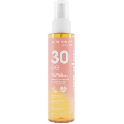Alphanova DAILY SUN Zonneolie SPF30 – Sun Glow – versterkte bescherming – natuurlijk – 125 ml – milieuvriendelijk – waterdicht Alphanova DAILY SUN Zonneolie SPF30 – Sun Glow – versterkte bescherming – natuurlijk – 125 ml – milieuvriendelijk – waterdicht