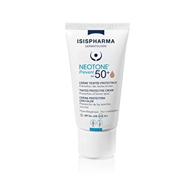 IsisPharma NEOTONE Prevent SPF 50+ Gekleurde crème met UVB- en blauwlichtbescherming Mineraal zonnefilter voor de gevoelige huid en zwangere vrouwen Frankrijk IsisPharma NEOTONE Prevent SPF 50+ Gekleurde crème met UVB- en blauwlichtbescherming Mineraal zonnefilter voor de gevoelige huid en zwangere vrouwen Frankrijk
