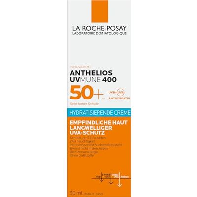La Roche-Posay ANTHELIOS UVMUNE 400 vochtinbrengende crème SPF50+ 50 ml La Roche-Posay ANTHELIOS UVMUNE 400 vochtinbrengende crème SPF50+ 50 ml