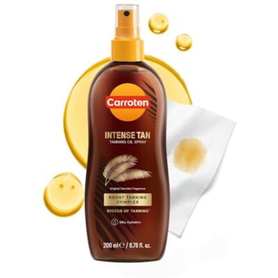 Carroten Intensieve bruiningsolie 125 ml – bruiningsversneller – intensieve bruiningsolie – met vitamine A & E – SPF0 Carroten Intensieve bruiningsolie 125 ml – bruiningsversneller – intensieve bruiningsolie – met vitamine A & E – SPF0