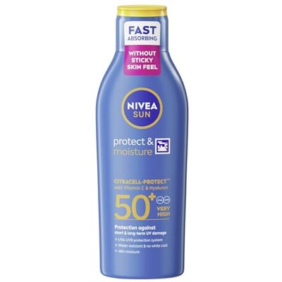 Sun Nivea, Beschermende zonnemelk SF 50, 200 ml Sun Nivea, Beschermende zonnemelk SF 50, 200 ml