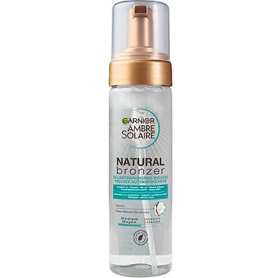 Garnier Natuurlijk zelfbruinend schuim met verzorgend kokoswater voor een natuurlijke bruining die tot een week houdt, zonne-barnsteen, 200 ml Garnier Natuurlijk zelfbruinend schuim met verzorgend kokoswater voor een natuurlijke bruining die tot een week houdt, zonne-barnsteen, 200 ml