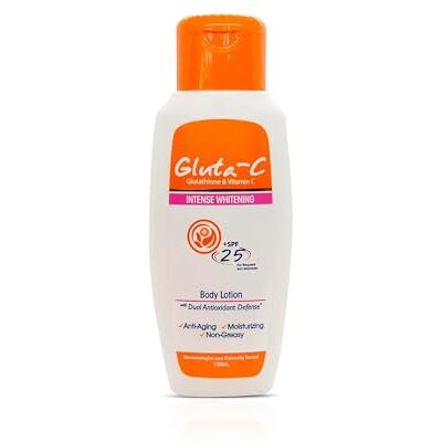 Generic Gluta C Intensive Whitening Body Lotion, 150 ml, whitening, SPF 25, verstevigend en hydraterend Generic Gluta C Intensive Whitening Body Lotion, 150 ml, whitening, SPF 25, verstevigend en hydraterend