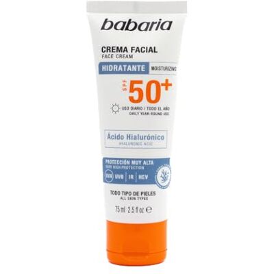 Babaria Crema Facial Spf50 75 ml Babaria Crema Facial Spf50 75 ml