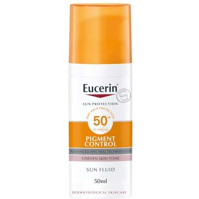 Eucerin Sun Protection Pigment Control Fluid SPF50 vlekbescherming, 50 ml Eucerin Sun Protection Pigment Control Fluid SPF50 vlekbescherming, 50 ml