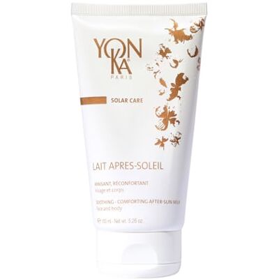 Yonka Yon-Ka After Sun Milk, 150 ml, rustgevende en hydraterende melk voor gezicht en lichaam, verlengt de bruining, natuurlijke formule met 12 plantenextracten Yonka Yon-Ka After Sun Milk, 150 ml, rustgevende en hydraterende melk voor gezicht en lichaam, verlengt de bruining, natuurlijke formule met 12 plantenextracten
