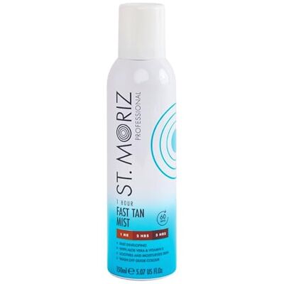 ST. MORIZ St Moriz Professional Instant bruiningsnevel 1 uur met aloë vera en vitamine E ontwikkelt zich in 1 tot 3 uur Express Vegan nepbruine en lichaamsmist getest ST. MORIZ St Moriz Professional Instant bruiningsnevel 1 uur met aloë vera en vitamine E ontwikkelt zich in 1 tot 3 uur Express Vegan nepbruine en lichaamsmist getest