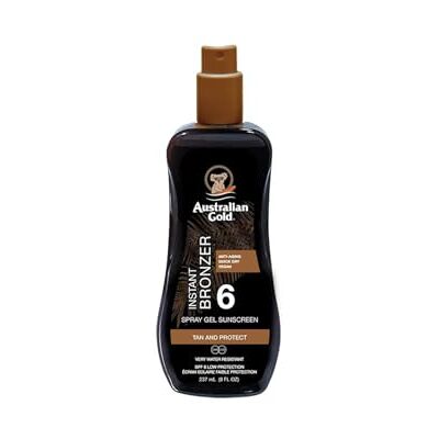Australian Gold SPF 6 Gel Plus Bronzer Spray 237 ml Australian Gold SPF 6 Gel Plus Bronzer Spray 237 ml