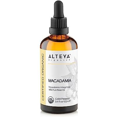 Alteya Organics Alteya Biologische Macadamia-olie, 100 ml, natuurlijk, koudgeperst, 100% USDA-gecertificeerd, hydraterend, voedend en van superieure therapeutische kwaliteit Alteya Organics Alteya Biologische Macadamia-olie, 100 ml, natuurlijk, koudgeperst, 100% USDA-gecertificeerd, hydraterend, voedend en van superieure therapeutische kwaliteit