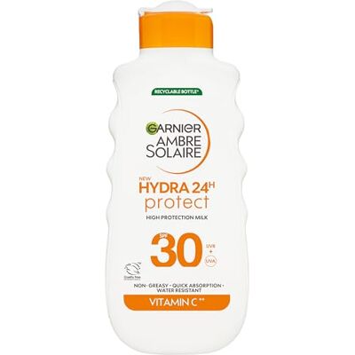 Ambre Solaire Garnier Hydra 24h Protect Hydraterende zonnemelk, SPF 30, 175 ml Ambre Solaire Garnier Hydra 24h Protect Hydraterende zonnemelk, SPF 30, 175 ml