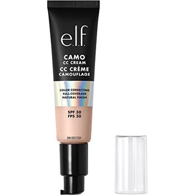 e.l.f. Camo CC Cream met gemiddelde tot volledige dekking met SPF 30 index, Fair 125 C, 30 g e.l.f. Camo CC Cream met gemiddelde tot volledige dekking met SPF 30 index, Fair 125 C, 30 g