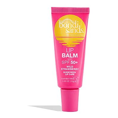 Bondi Sands Lippenbalsem SPF 50+ wilde aardbei hydraterende lippenbalsem met SPF 50 voor geavanceerde bescherming tegen de zon, 10 g Bondi Sands Lippenbalsem SPF 50+ wilde aardbei hydraterende lippenbalsem met SPF 50 voor geavanceerde bescherming tegen de zon, 10 g