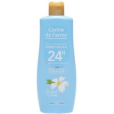 Corine de Farme Vochtinbrengende melk en verlenging aftersun bruiningsactivator met Monoï de Tahiti Body & Face Lotion Hydrateert 24 uur 250 ml Gemaakt in Frankrijk Corine de Farme Vochtinbrengende melk en verlenging aftersun bruiningsactivator met Monoï de Tahiti Body & Face Lotion Hydrateert 24 uur 250 ml Gemaakt in Frankrijk