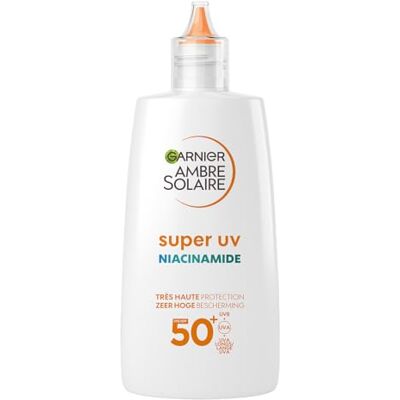 Ambre Solaire Garnier Super UV Niacinamide Anti-onzuiverheden Vloeistof SPF 50+ 40 ml Ambre Solaire Garnier Super UV Niacinamide Anti-onzuiverheden Vloeistof SPF 50+ 40 ml