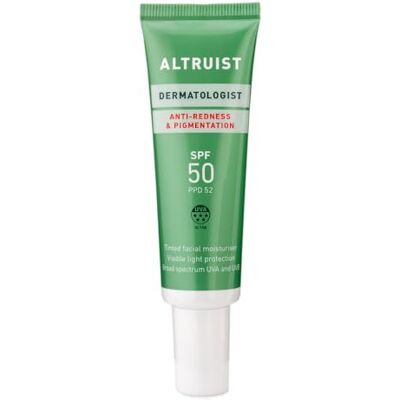 Altruist Dermatologist Getinte crème tegen roodheid en pigmentatie SPF50, 30 ml Altruist Dermatologist Getinte crème tegen roodheid en pigmentatie SPF50, 30 ml