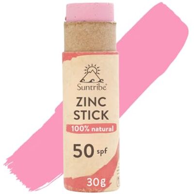 Suntribe 100% Natuurlijke Zink Stick Zonnecrème SPF 30 Mineraal UV-filter (Niet-Nano Zinkoxide) Biologisch Afbreekbaar & Reef Safe Zeer Waterbestendig Retro Rood (30 g) Suntribe 100% Natuurlijke Zink Stick Zonnecrème SPF 30 Mineraal UV-filter (Niet-Nano Zinkoxide) Biologisch Afbreekbaar & Reef Safe Zeer Waterbestendig Retro Rood (30 g)