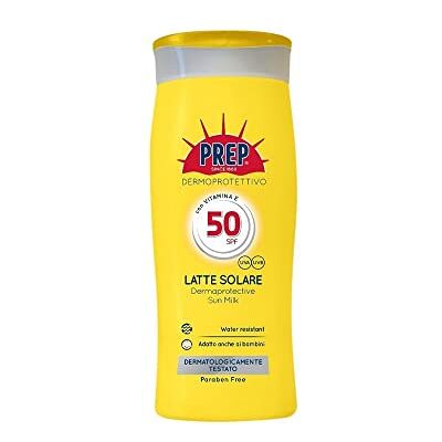 PREP latte solare corpo protezione alta spf50 200 ml PREP latte solare corpo protezione alta spf50 200 ml