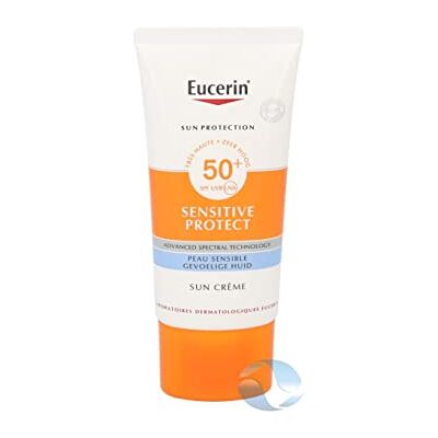 Eucerin Sun Protection Sensitive Protect Creme Tres Haute Protection Spf50+ Visage 50ml Eucerin Sun Protection Sensitive Protect Creme Tres Haute Protection Spf50+ Visage 50ml