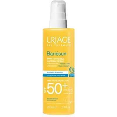 Uriage Bariésun Invisible Spray, zeer hoge bescherming, SPF50+, zonder parfum, 200 ml Uriage Bariésun Invisible Spray, zeer hoge bescherming, SPF50+, zonder parfum, 200 ml