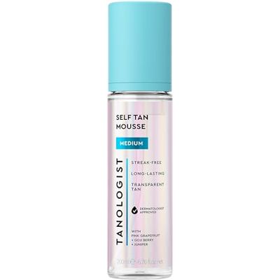Tanologist Medium zelfbruinend schuim (200 ml) transparant zelfbruinend schuim voor de gevoelige huid dermatologisch geteste ingrediënten, schoon en veganistisch Tanologist Medium zelfbruinend schuim (200 ml) transparant zelfbruinend schuim voor de gevoelige huid dermatologisch geteste ingrediënten, schoon en veganistisch