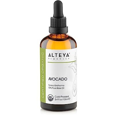Alteya Organics Alteya Biologische avocado-olie, 100 ml, 100% USDA biologisch gecertificeerd, zuivere koudgeperste avocado-dragerolie, voedende en hydraterende verzorging in therapeutische kwaliteit Alteya Organics Alteya Biologische avocado-olie, 100 ml, 100% USDA biologisch gecertificeerd, zuivere koudgeperste avocado-dragerolie, voedende en hydraterende verzorging in therapeutische kwaliteit